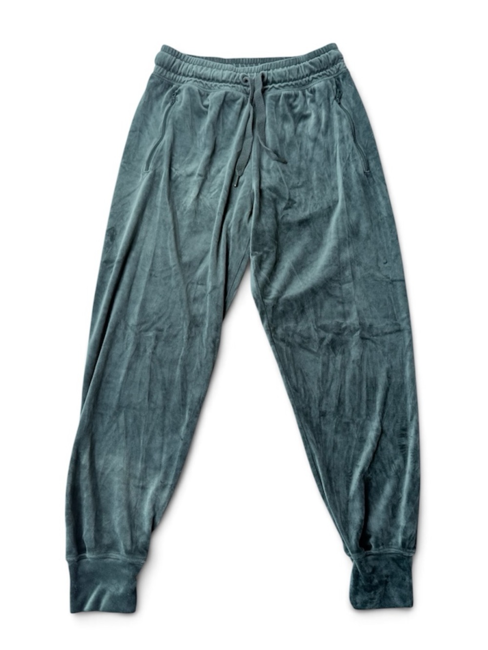 aerie velour hunter green Joggers